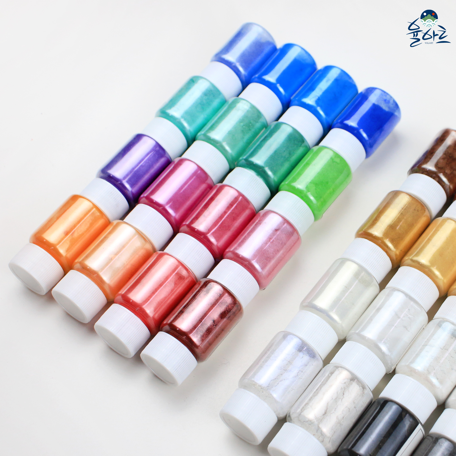 운모 32색 10g 펄가루 진주 수지 비누 슬라임 양초 에폭시 : 율아트