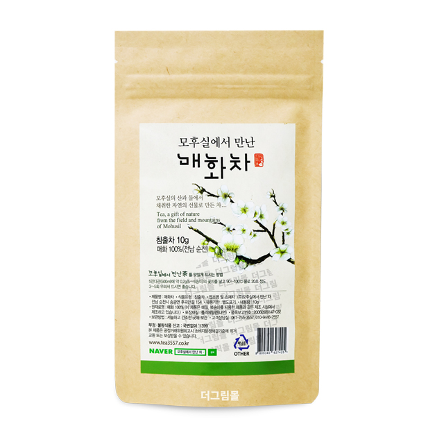 모후실에서 만난 차 국내산 매화차 10g : 더그림몰