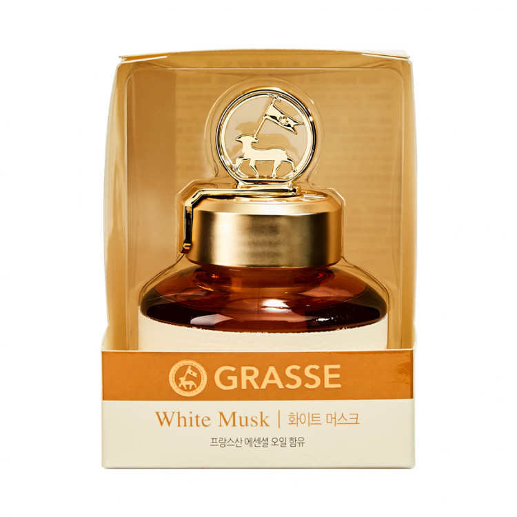 [불스원] 프리미엄 그라스 레스떼렐 차량용 방향제 디퓨저(110ml) 화이트 머스크 : Bullsone공식몰