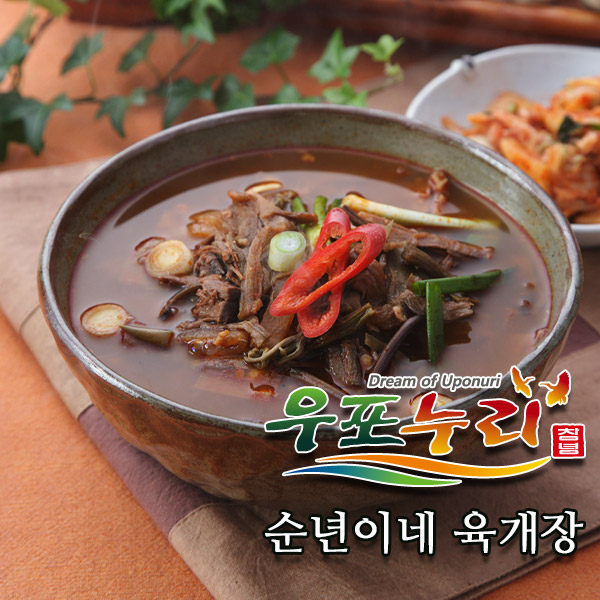 강원식품 순년이네 육개장 600g 3팩 즉석국 즉석탕 : 우포누리 쇼핑몰