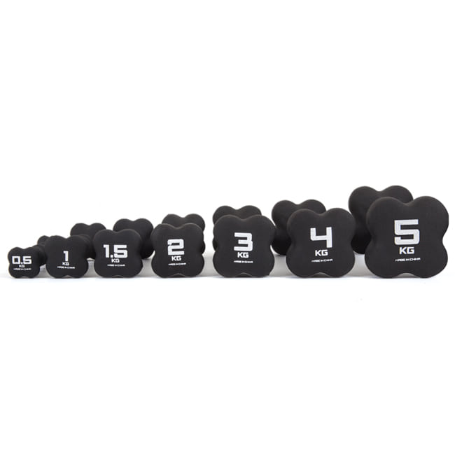 프로스펙스 네오프렌 아령 세트 사각 덤벨 0.5kg : 삼대헬스빌