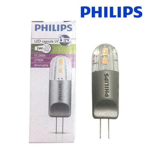 필립스 LED 핀할로겐 LED G4 2w : 큐씨조명