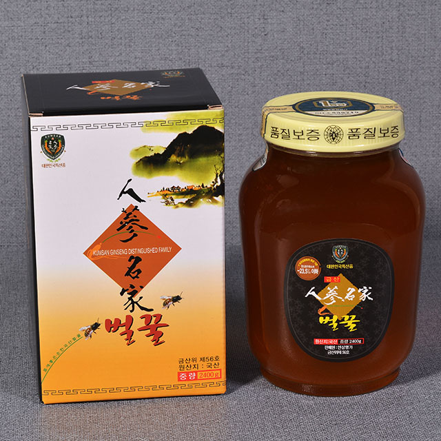 국내산 프리미엄 병꿀 야생잡화꿀 2.4kg : 금산수삼도소매센터