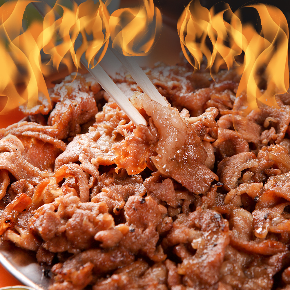 제주 흑돼지 북성로 연탄불고기 500g : 할매정육점