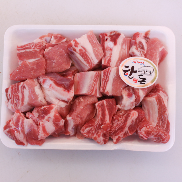 [부천시 배달] 신선하고 부드러운 돼지생갈비 600g [부천원미종합 시골한우촌] : 동네시장 장보기