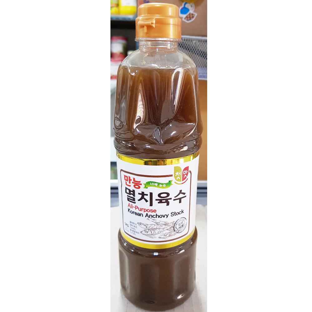 식당용 멸치 육수 첫맛 1kg 국물 액상 소스 업소용 : 원 스토아