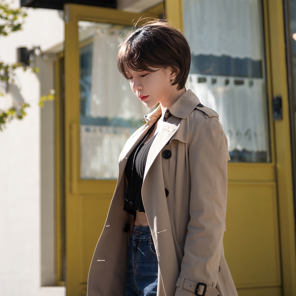 숏컷가발 숏레이어 초콜릿브라운 (전체가발,통가발) : 호시헤어위그