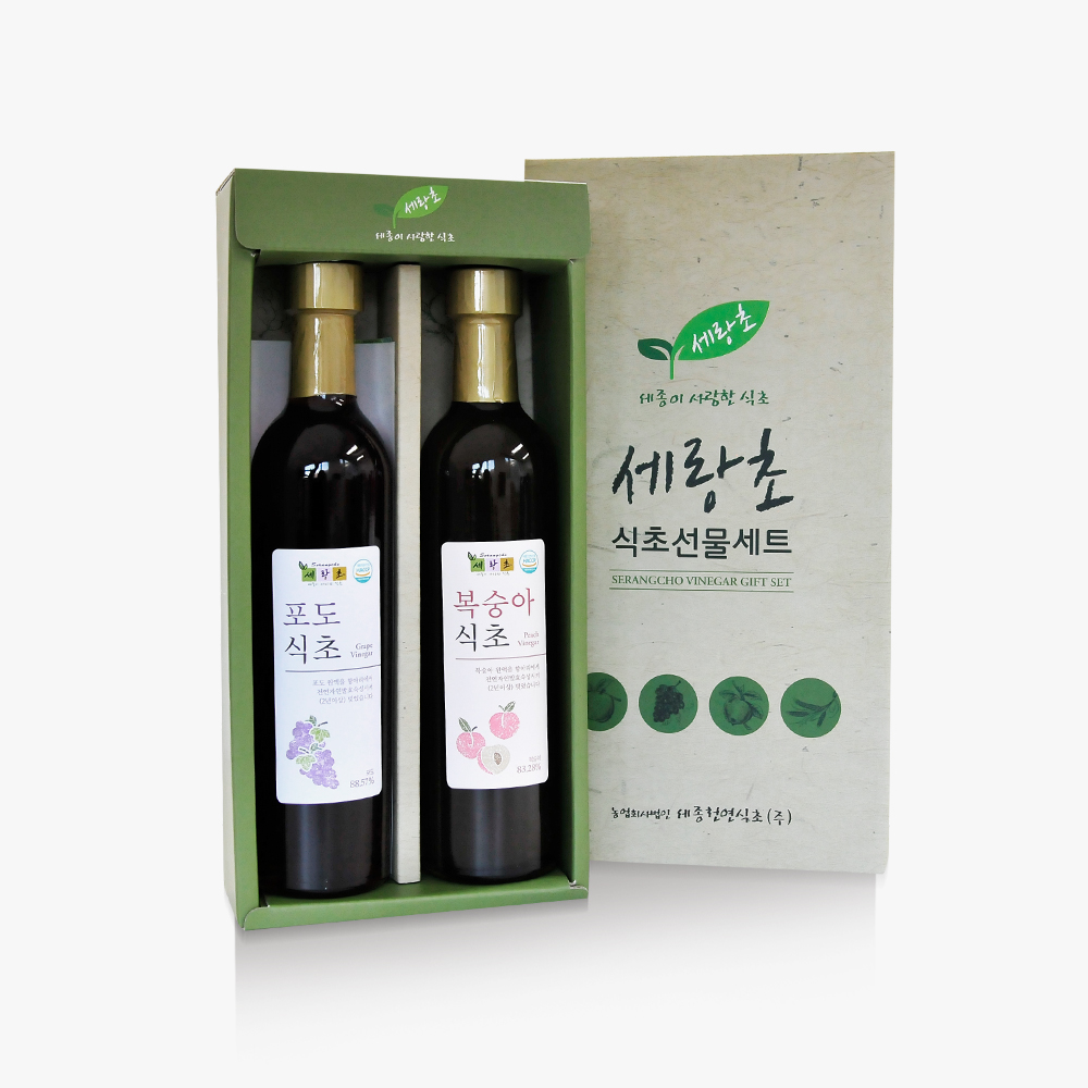 천연 자연발효식초 세랑초 선물세트 300ml : 세종발효원