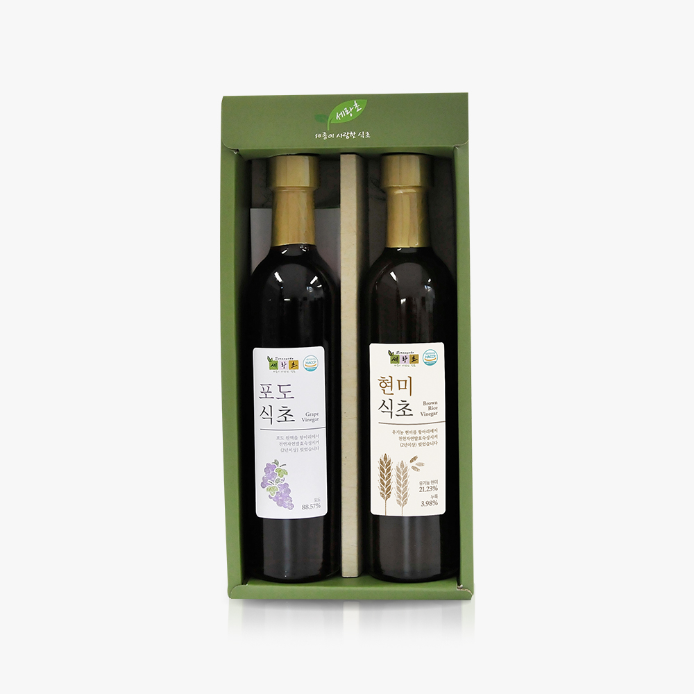 천연 자연발효식초 세랑초 선물세트 300ml : 세종발효원