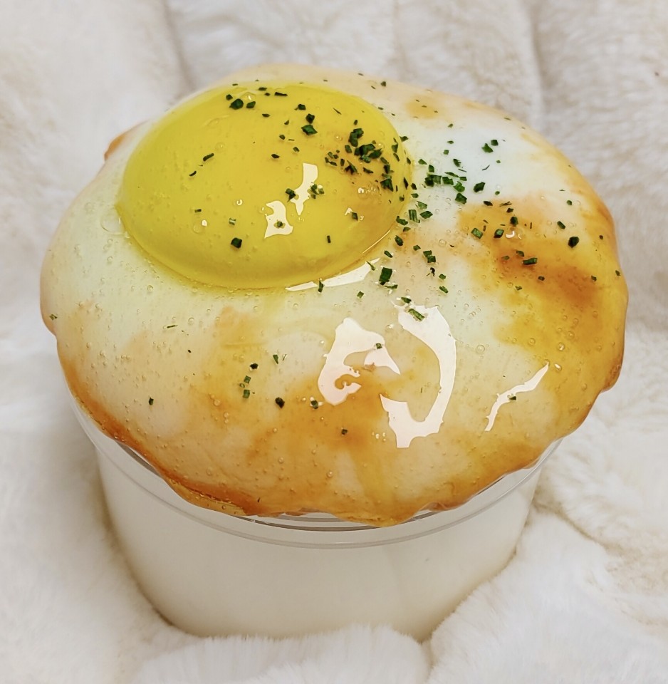 마그마 슬라임 구름 계란빵 수제 점토 슬라임 : 마그마슬라임