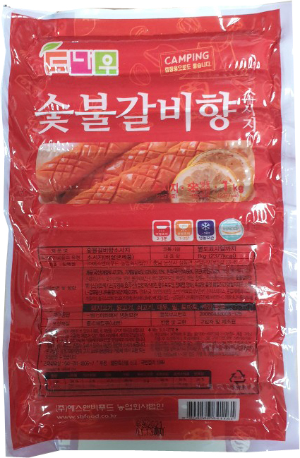 도나우 숯불갈비향소시지1kg : 피알푸드
