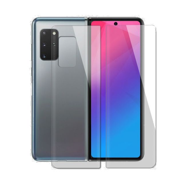 갤럭시 Z폴드2 5G F916N 우레탄 외부 보호필름 2매 : 더.샵