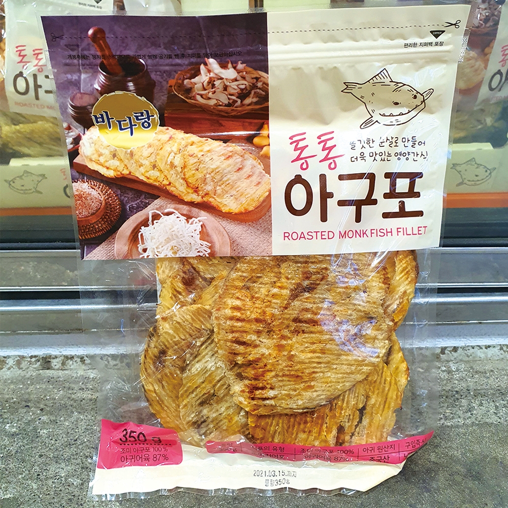 코스트코 바다랑 통통철판구이 아구포 350G : 굿씨앤엘
