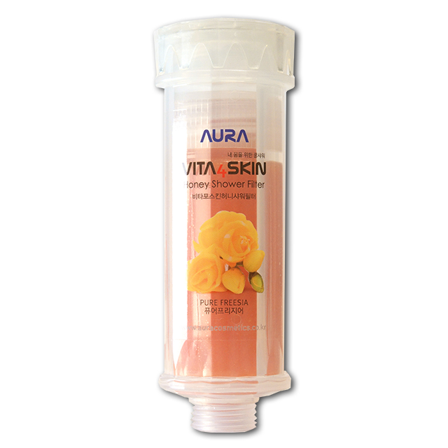 아우라 비타포스킨  샤워 필터 8종 160g + 다우니 퍼퓸 쥬얼 (루비 피오니향) 205g : JSGLOBAL