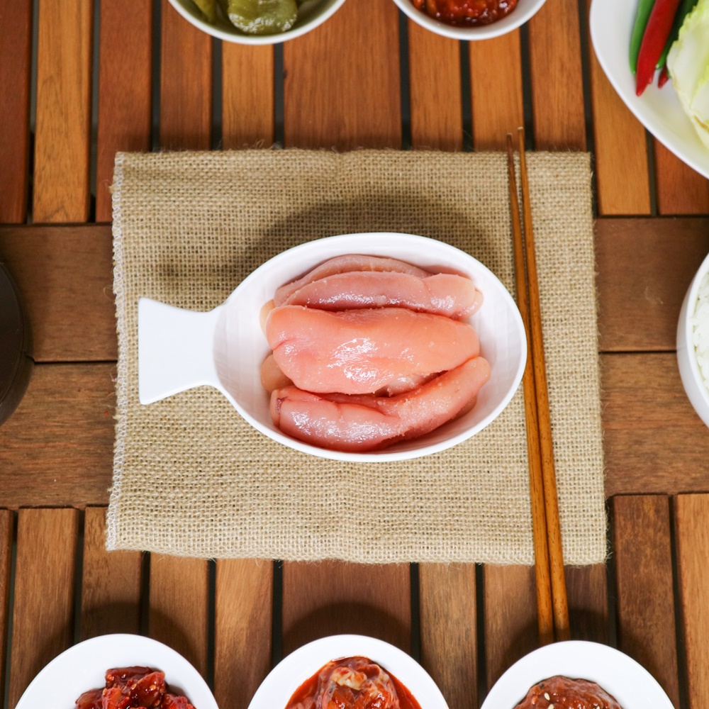 하정식품 저염 여수 명란젓 요리 구이 정품 명란 젓갈 젖갈 백명란 여수 택배 : 하정식품 -여수-