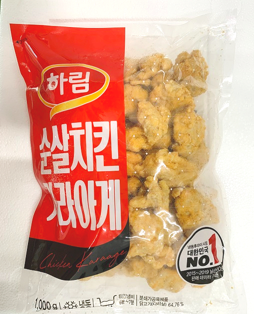 하림 순살치킨 가라아게 1kg : 초가유통