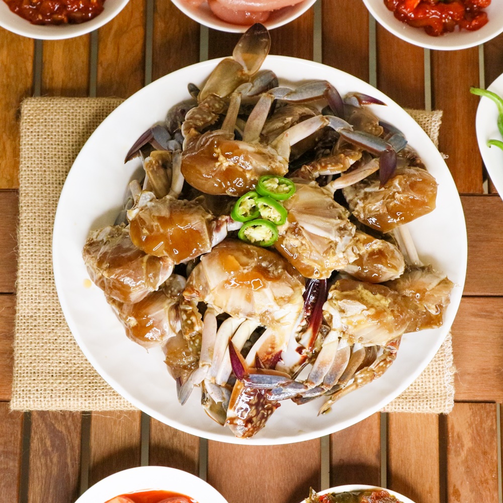 간장게장 2.5kg 착한 꽃게장 꽃게무침 참한 매운 참 게장 여수 택배 맛집 : 하정식품 -여수-
