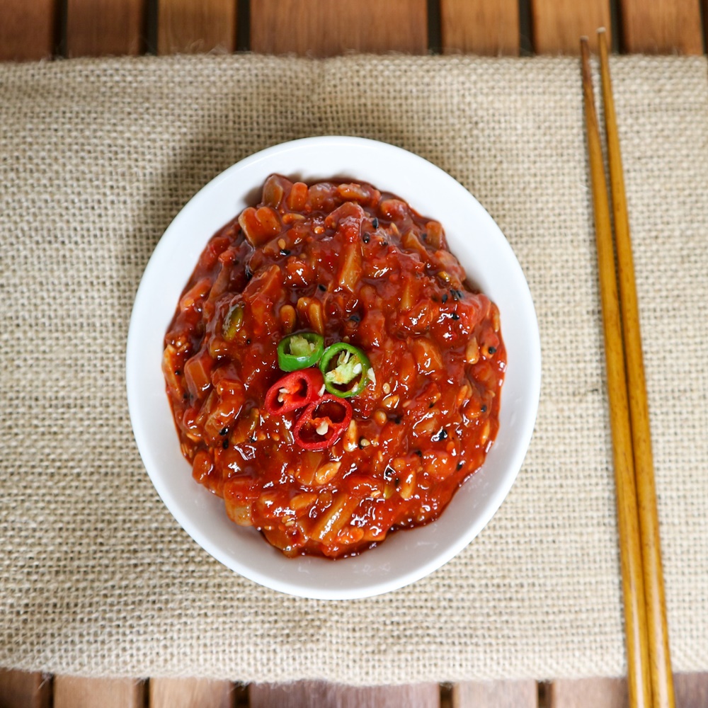 비빔 오징어 젓갈 웰빙 젖갈 하정식품 여수 택배 : 하정식품 -여수-