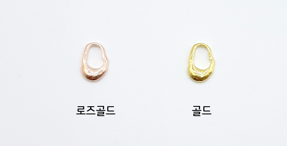 타원 메탈아트링 네일데코 1 (5개입) : 로와네일몰