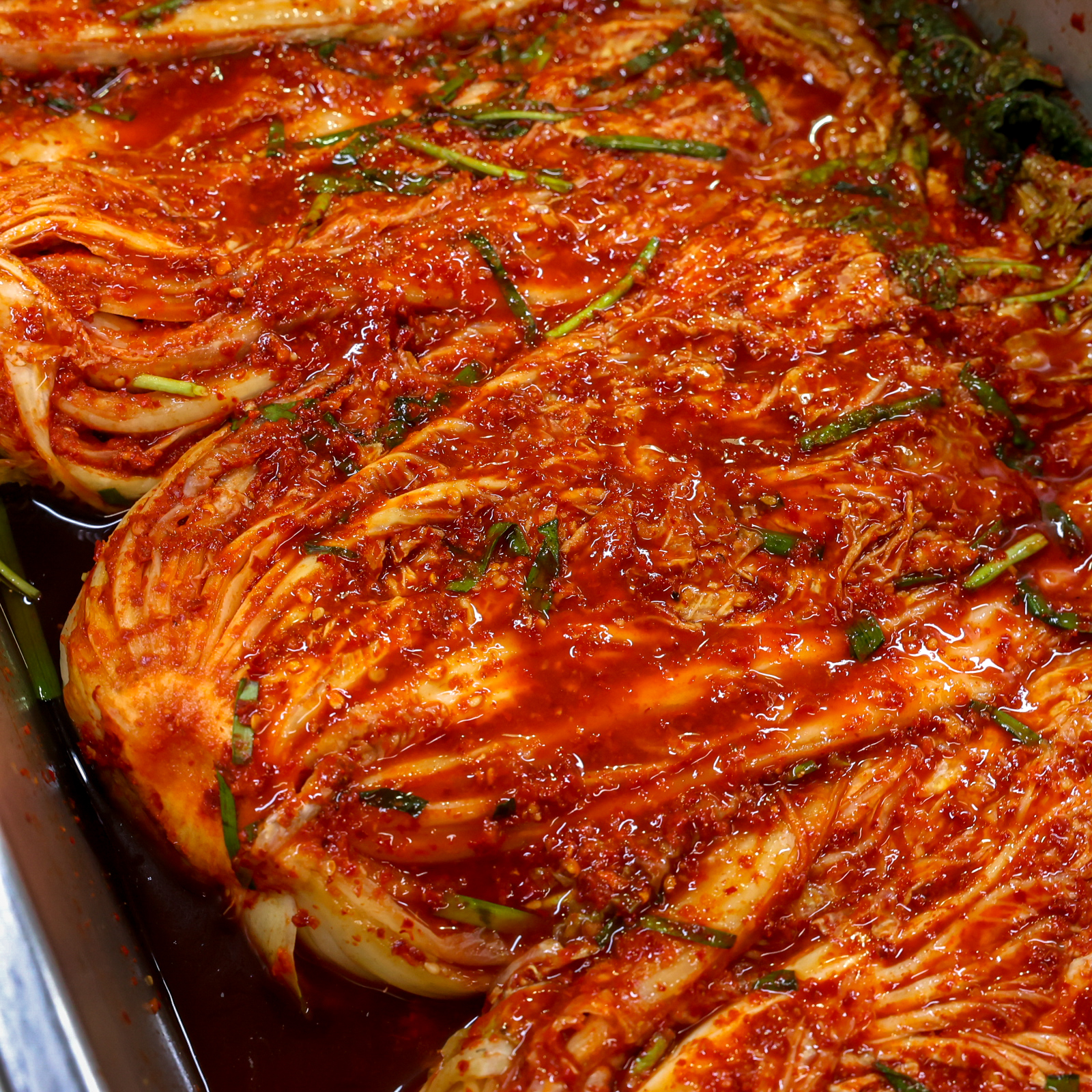 [나주시 배달] 전라도식 포기배추김치 1kg [나주 남도명가김치] : 동네시장 장보기