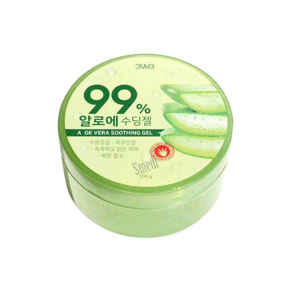웰빙헬스 알로에 99% 수딩젤 300g 알로에젤 (수분공급/알로에/하이드로겔) : 에스메디