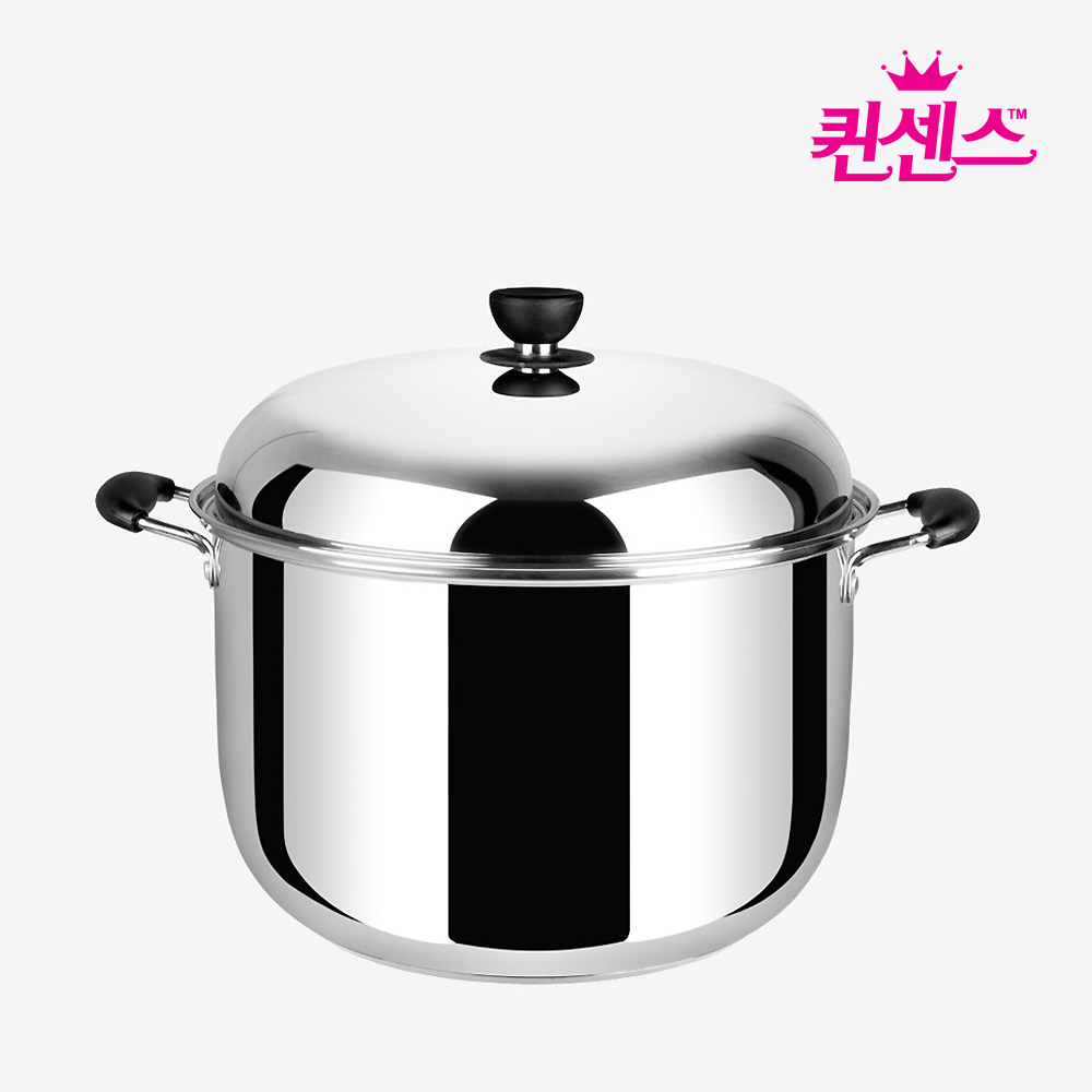 퀸센스 스텐 곰솥 32cm 곰국 큰냄비 곰탕냄비 스테인레스 냄비 : 나의작은집