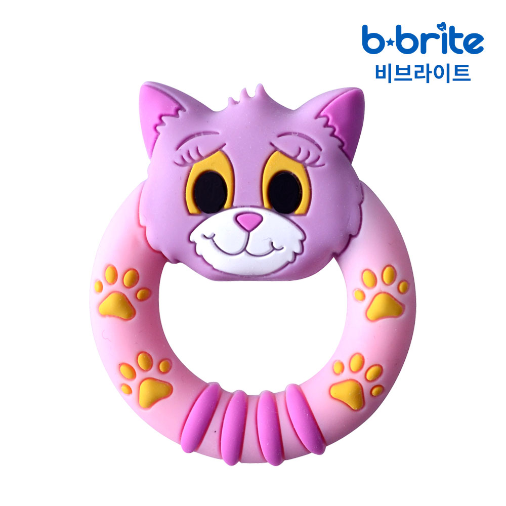 비브라이트 애니멀 실리콘 치발기 : 아따맘