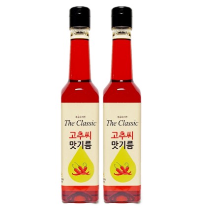 더클래식 고추기름 500ml 1+1 고추씨기름 국산 : 배정나크