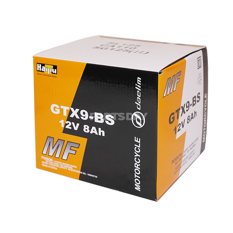 DNA모터스 순정 GTX9-BS MF 12V 8Ah 엠보이 시티베스트 시티에이스 배터리 : 바이크파츠데이