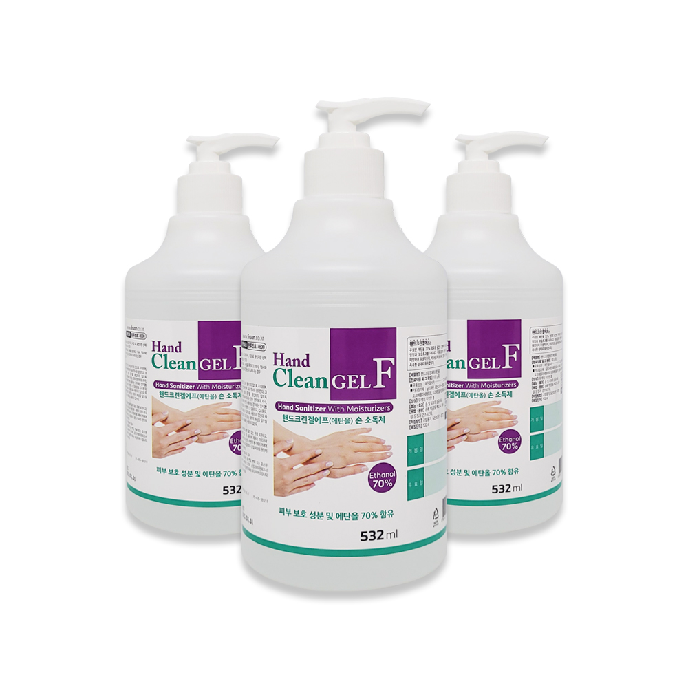퍼슨 핸드크린겔 에프 532ml 에탄올 70% 손소독제 레몬향 : 지엘글로벌