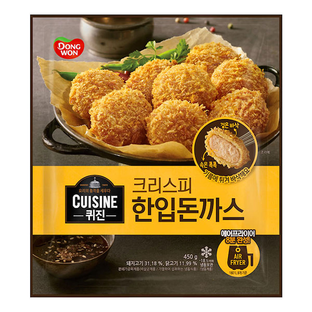 동원 퀴진 크리스피 한입돈까스 450g : 유진몰