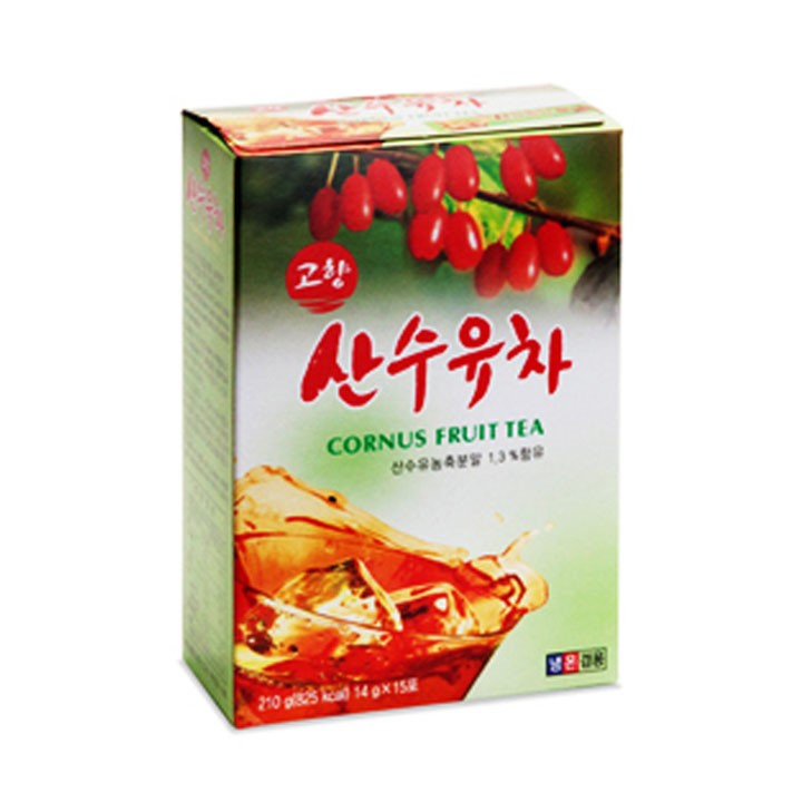 고향 산수유차 고형차 15스틱 (20개마다 배송비부과) : 담터다방