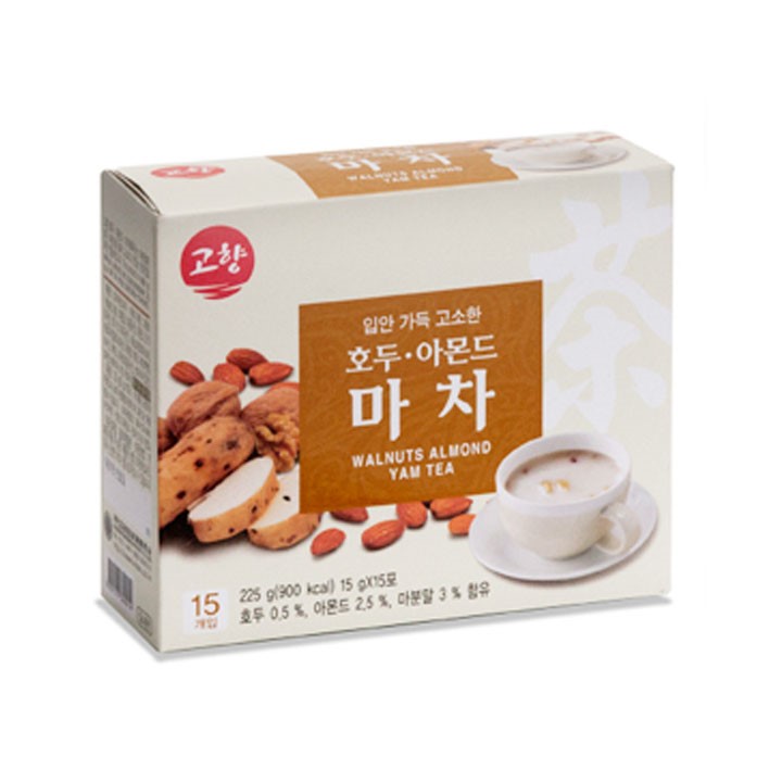 고향 호두아몬드마차 고형차 15스틱 (20개마다 배송비부과) : 담터다방