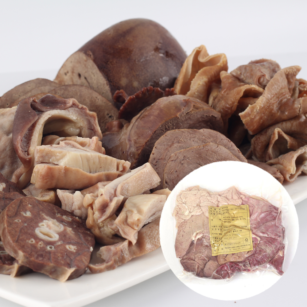 오박사 찰 순대 내장 1kg+1kg 매운 땡초 토종 순대 : 오박사닷컴
