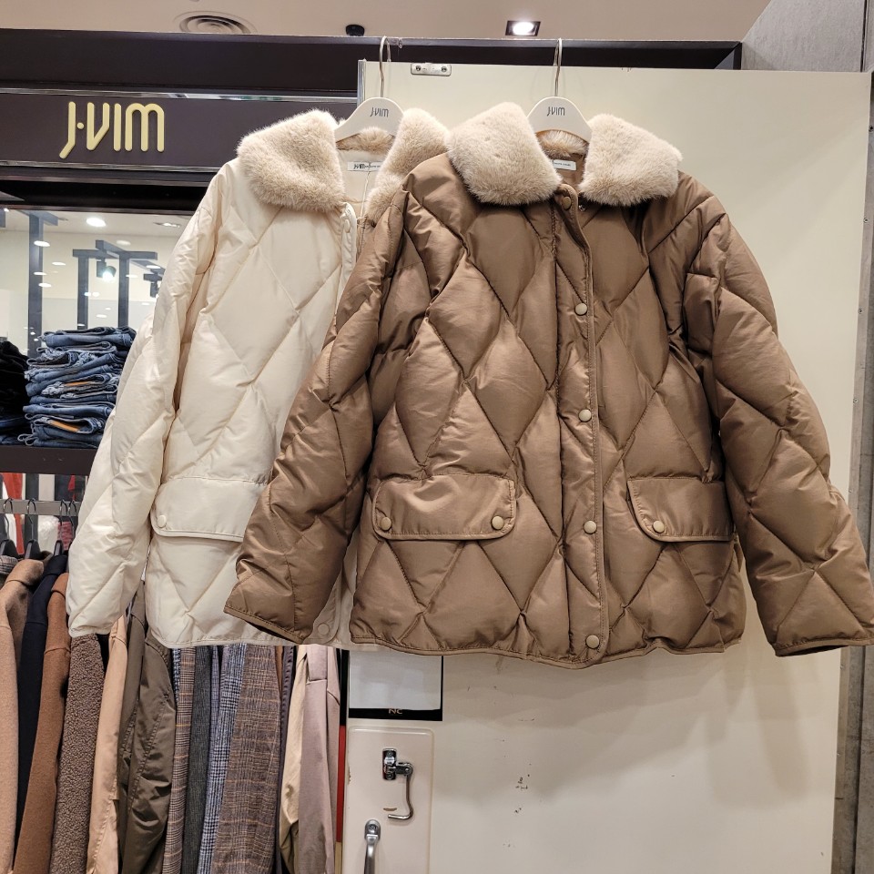 제이빔 에커퍼카라 다이아 숏패딩 JVJP20NC1 : NC엑스코점 제이빔