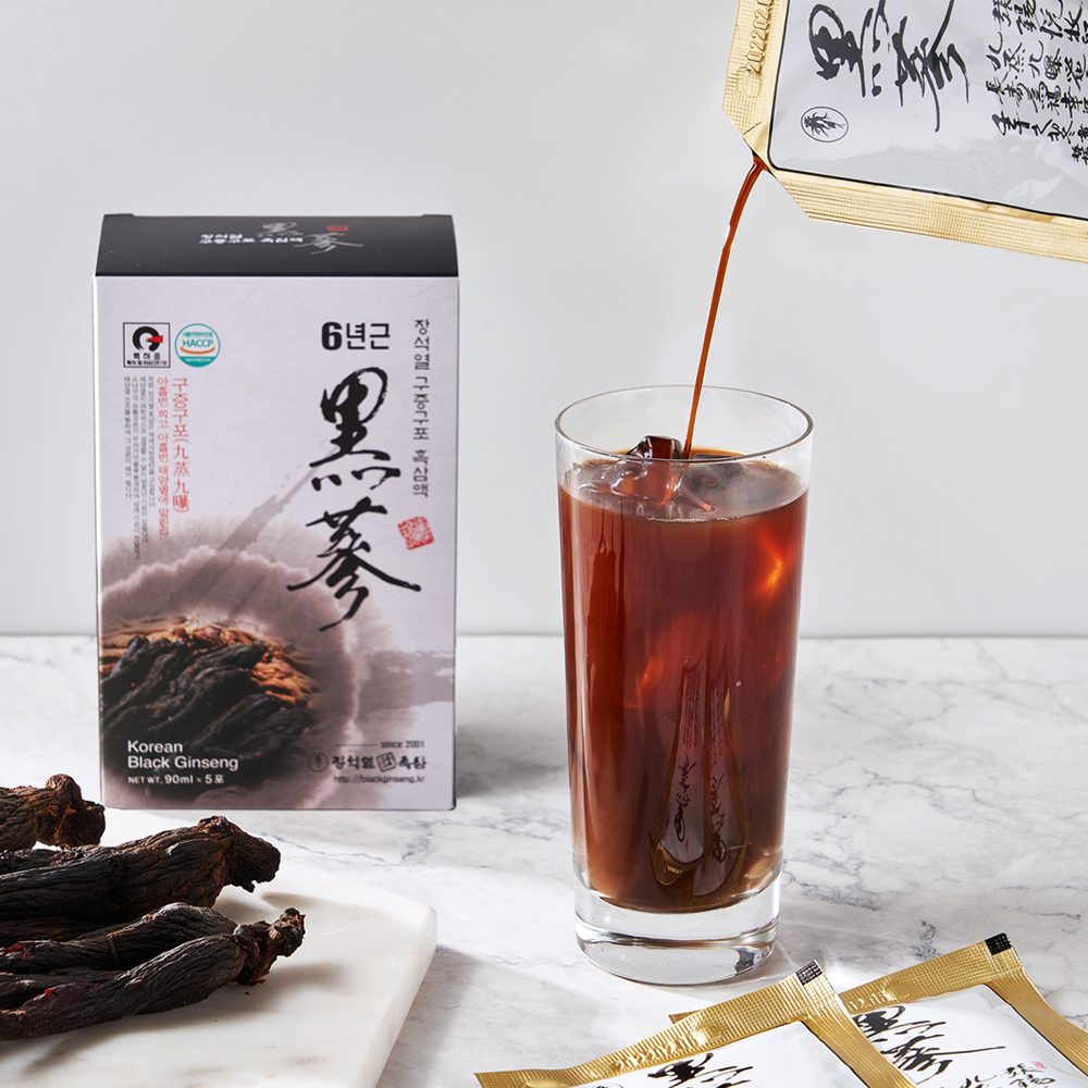 장석열 구증구포 흑삼액 아홉번 찌고 말린 홍삼액 부모님 선물 : 장석열흑삼
