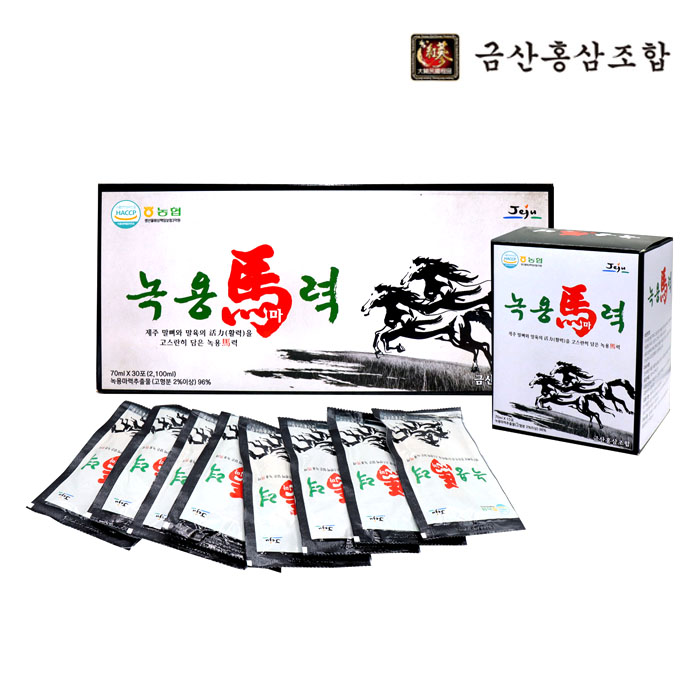 금산홍삼조합 녹용마력 70ml 30포 : 금산홍삼조합