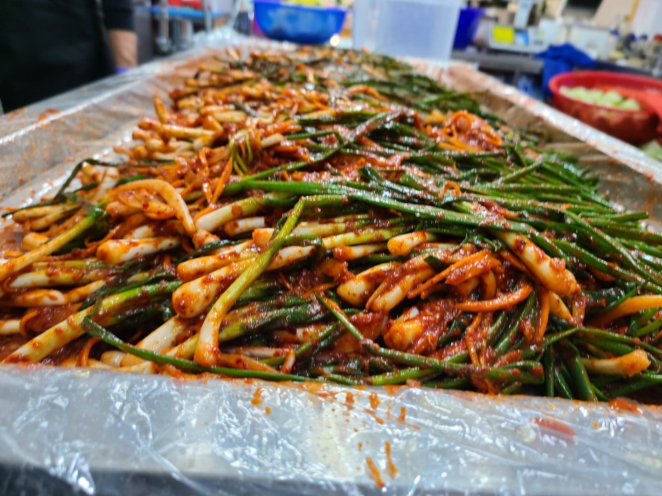 [순이네반찬] 국내산 파김치 1kg : 순이네반찬