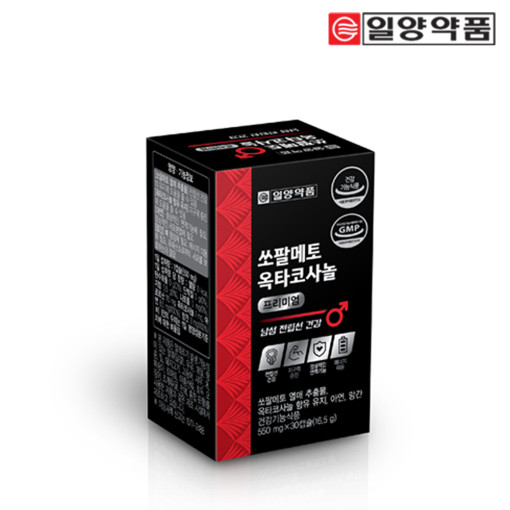 일양약품 쏘팔메토 옥타코사놀 프리미엄 남성 전립선 영양제 남성 전립선 건강 60캡슐 : 모두애건강