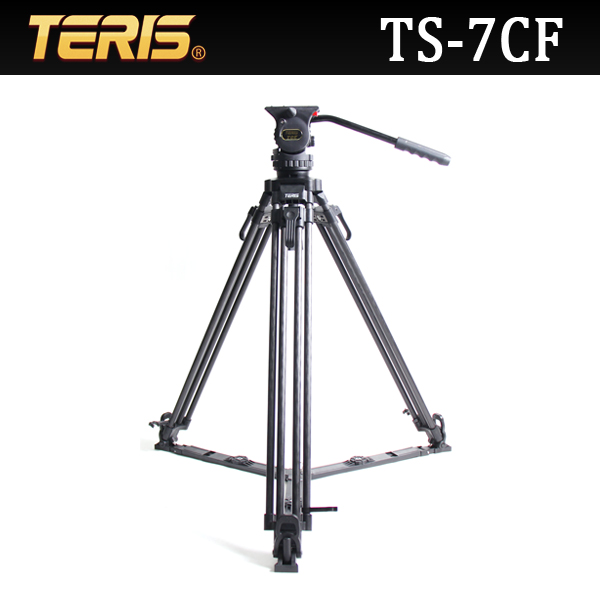 TERIS 테리스 카본 유압식 방송장비 삼각대 TS-7CF : JC커뮤니케이션