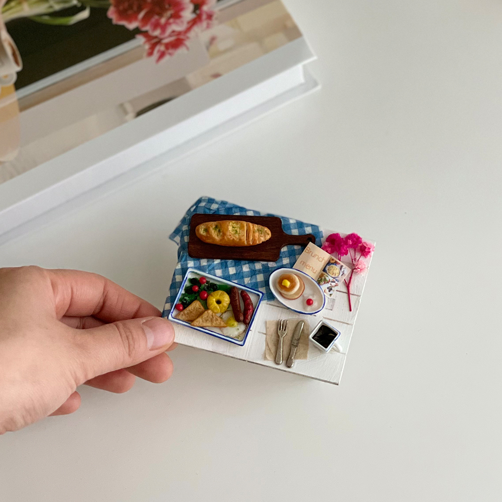 미니어처 음식 브런치 세트 만들기 DIY 키트 미니셰프 컬렉션 : 올어바웃키트