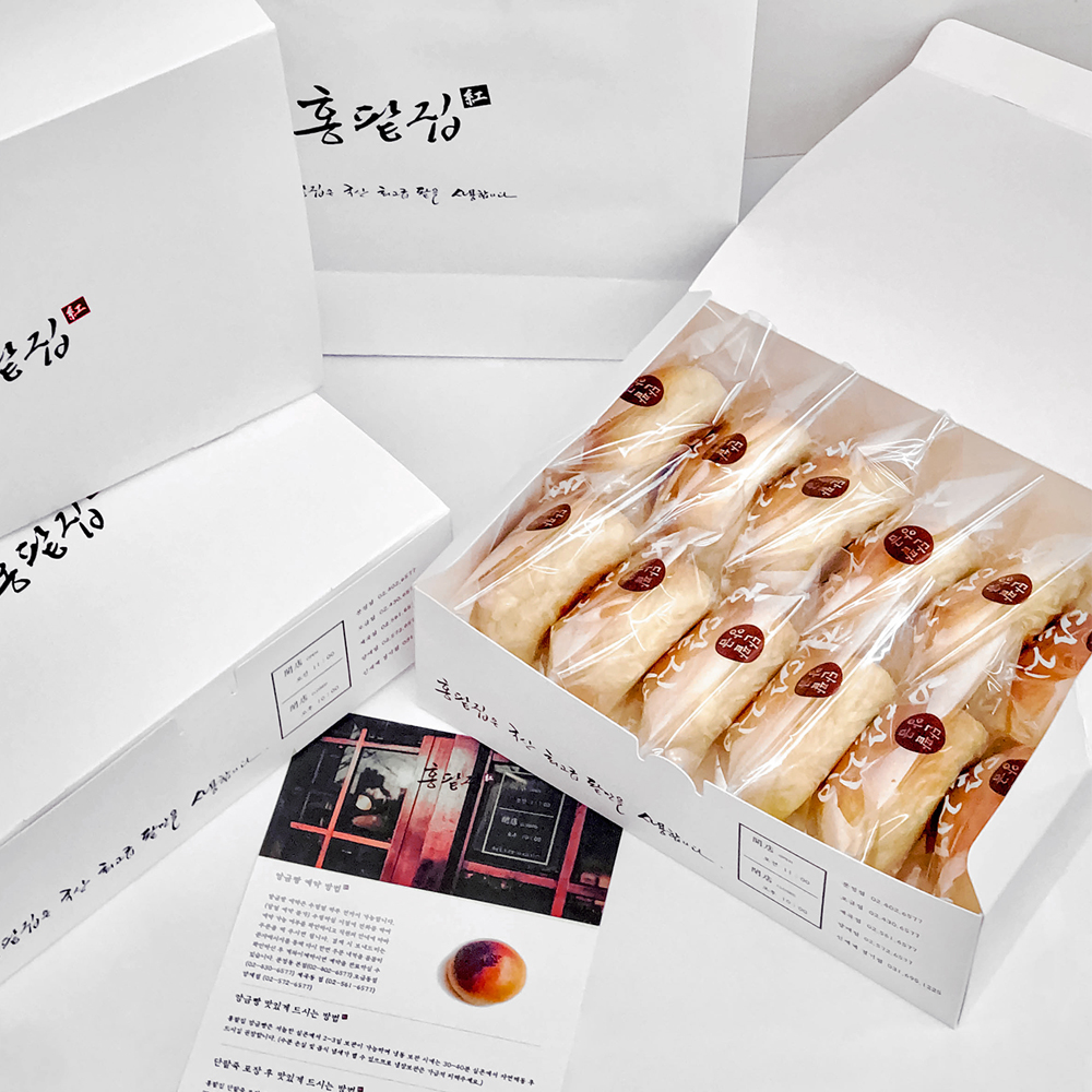국산팥 100% 단팥빵 홍팥집 선물세트 간식용 수제 단팥빵 1박스(12개입) 900g : 홍팥집