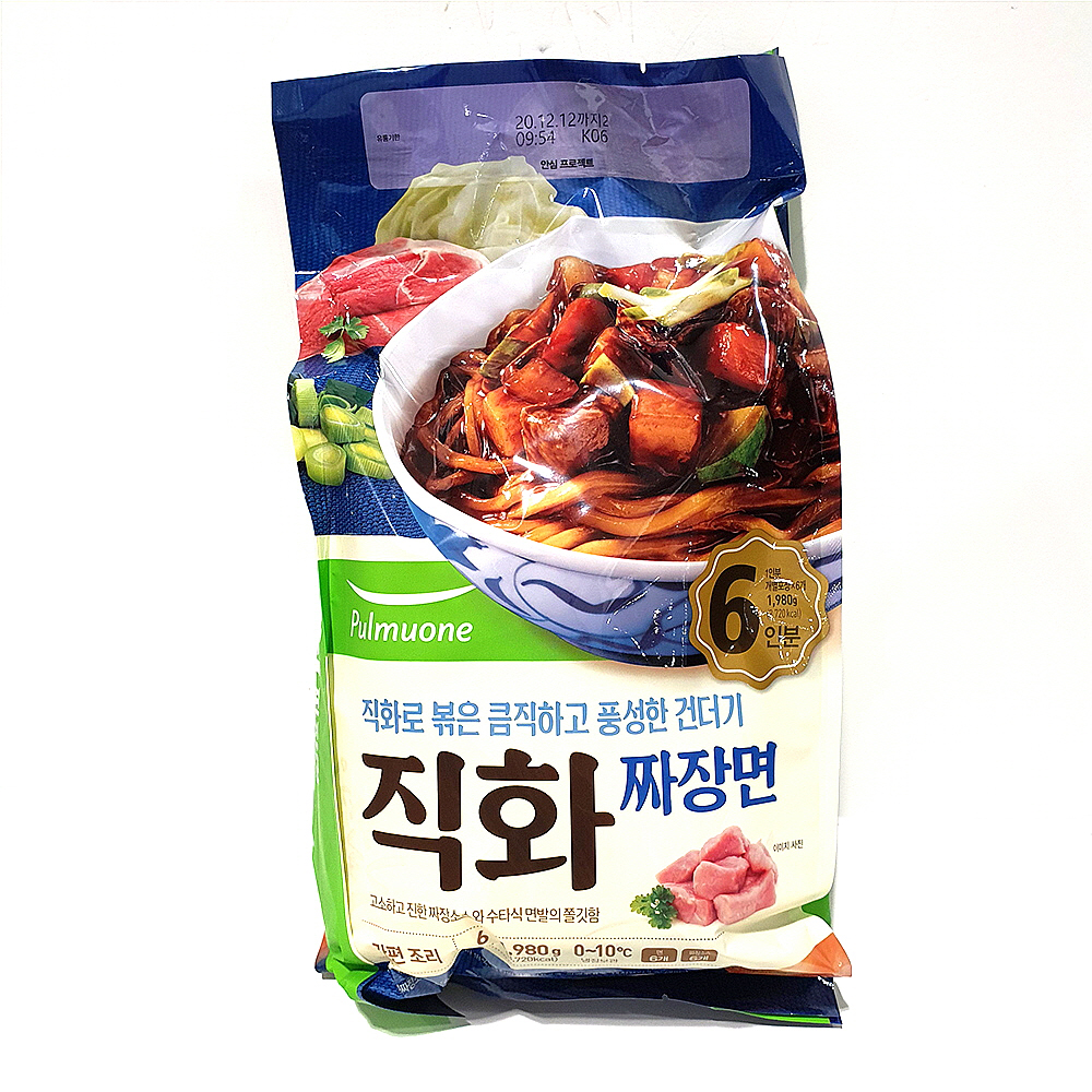 코스트코 (냉장) 풀무원 직화짜장면 1980G (6인분) : 코스트코가 바로 코앞