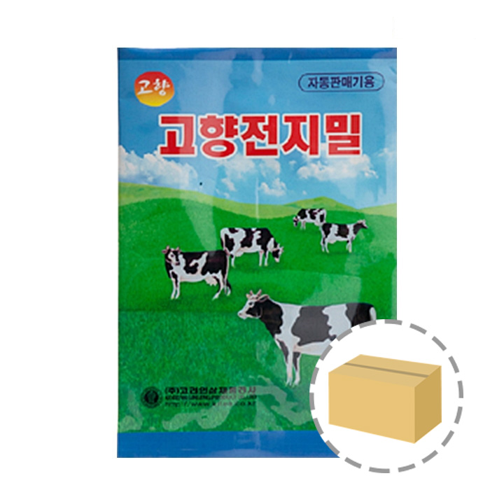 고향 자판기용 전지밀 1kg 1BOX (12개입) : 담터다방