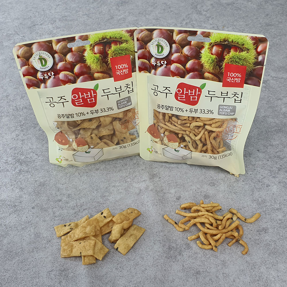 고소한 공주알밤 두부과자 건강간식 스낵 두부칩 두부스낵 : 맛있는 농산물 맛농