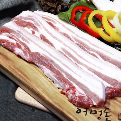 어멍돈 제주 돼지 오겹살 구이용 (1kg) : 띵동제주