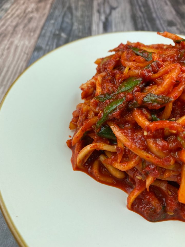 젓갈이 안들어간 서울식 당일생산 순자네김치 무생채 2kg : 순자네김치