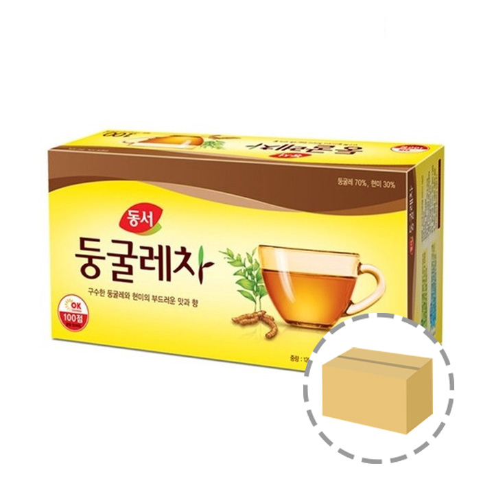 동서식품 둥굴레차 100티백 1BOX (24개입) : 담터다방