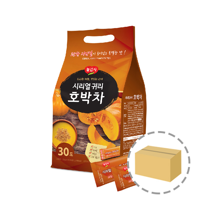 광야식품 시리얼귀리 호박차 30스틱 1BOX (12개입) : 담터다방