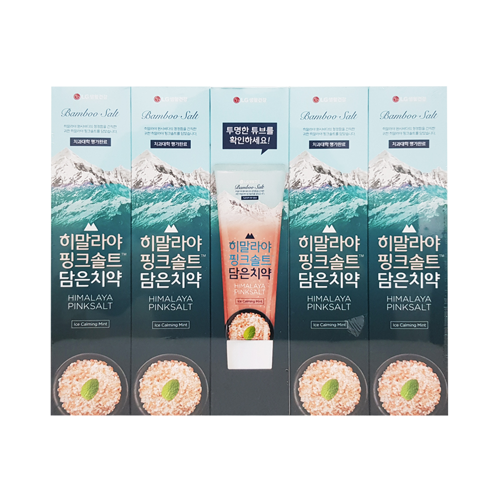 히말라야핑크솔트담은치약 잇몸에좋은 페리오치약 아이스카밍민트 160g (5개입, 10개입) : 웜플레이스